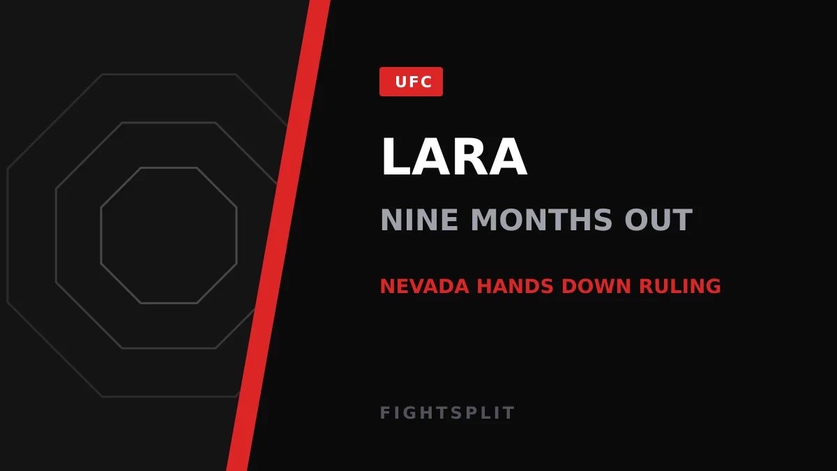 Alejandra Lara competing in a bantamweight bout