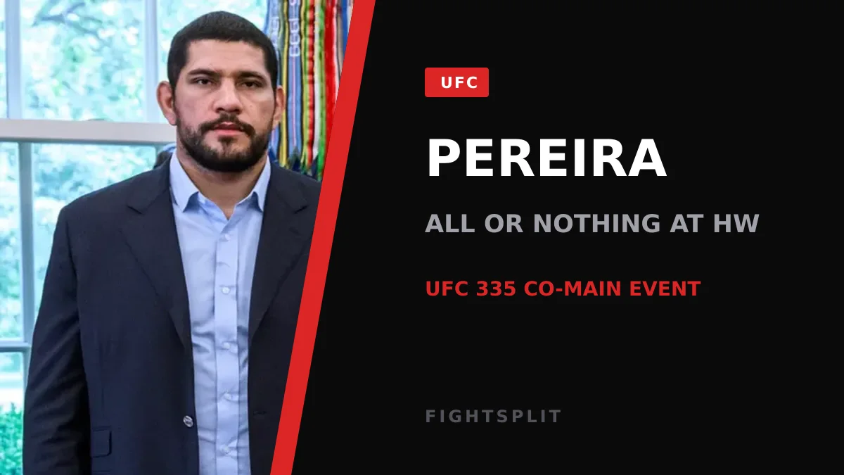 Alex Pereira walking out ahead of a UFC fight
