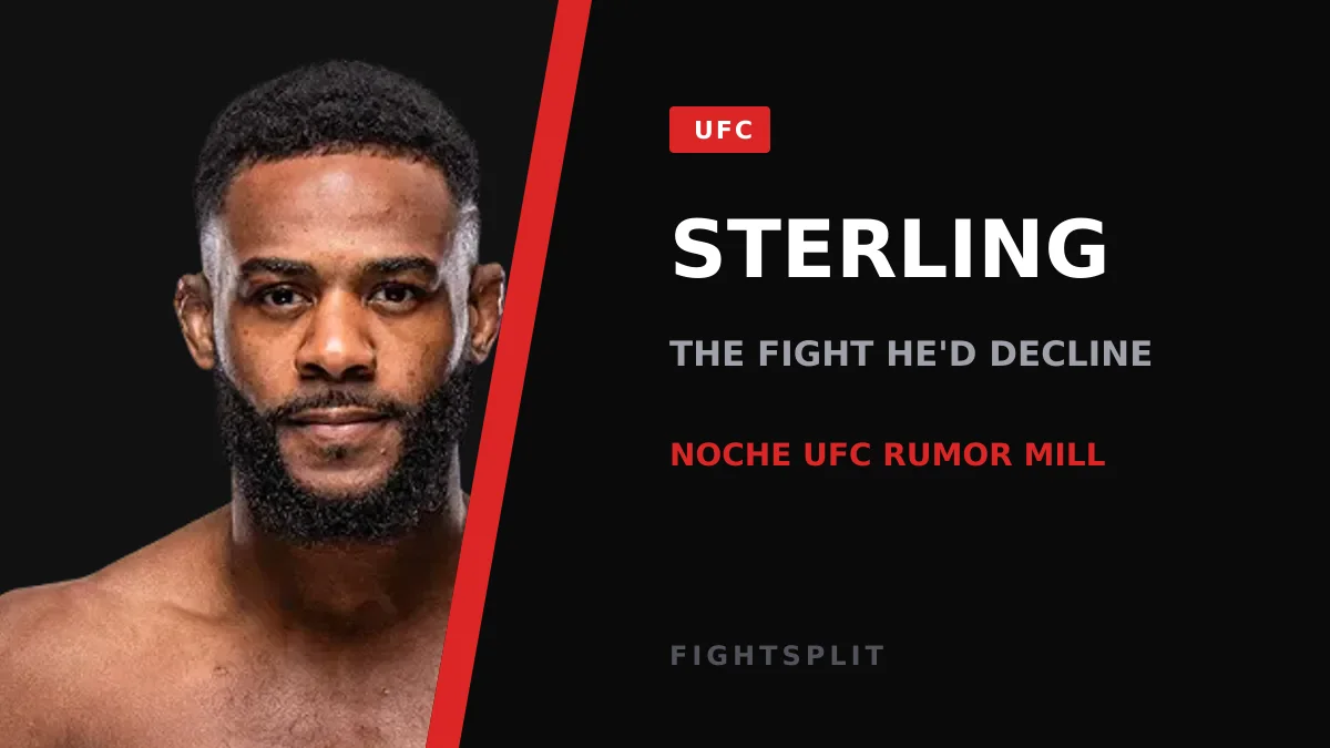 Aljamain Sterling reacts after a featherweight victory inside the Octagon