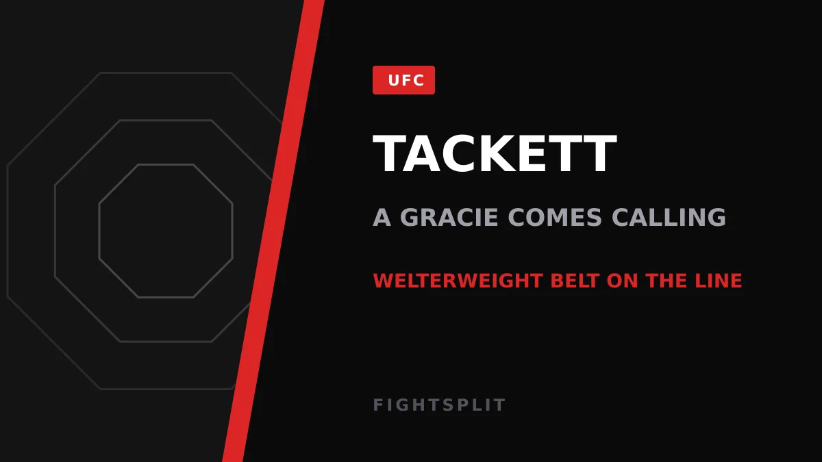 Andrew Tackett applies a submission during a UFC BJJ grappling match