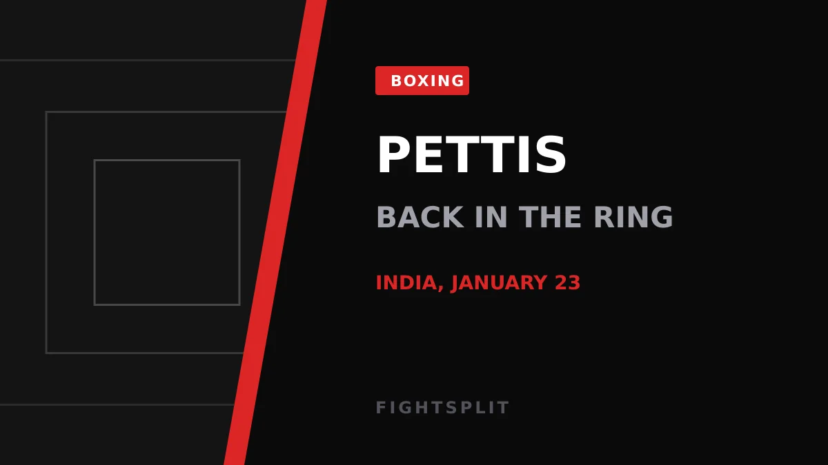 Former UFC lightweight champion Anthony Pettis ahead of his boxing return