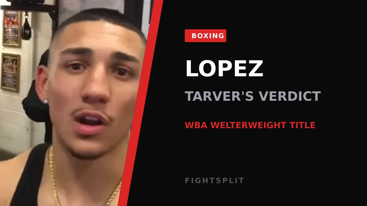 Teofimo Lopez posing during a pre-fight event ahead of his welterweight bout