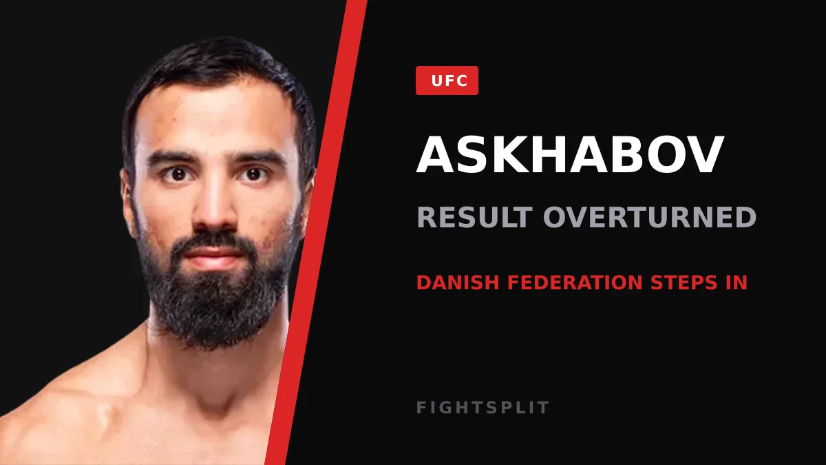 Khusein Askhabov inside the cage during an MMA bout