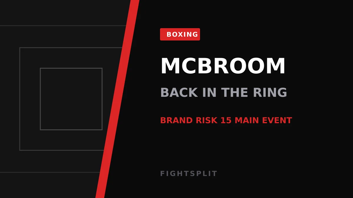 Austin McBroom in the ring during a creator boxing event