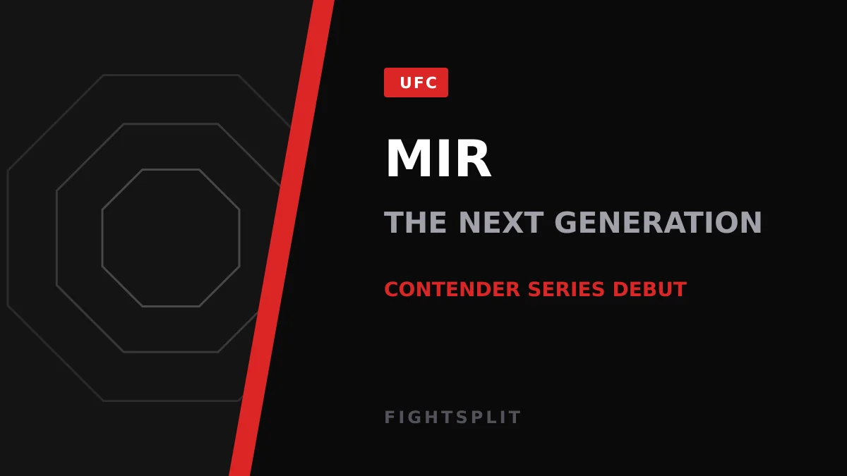 Bella Mir faces off with Alex Apodaca at the Dana White's Contender Series weigh-in