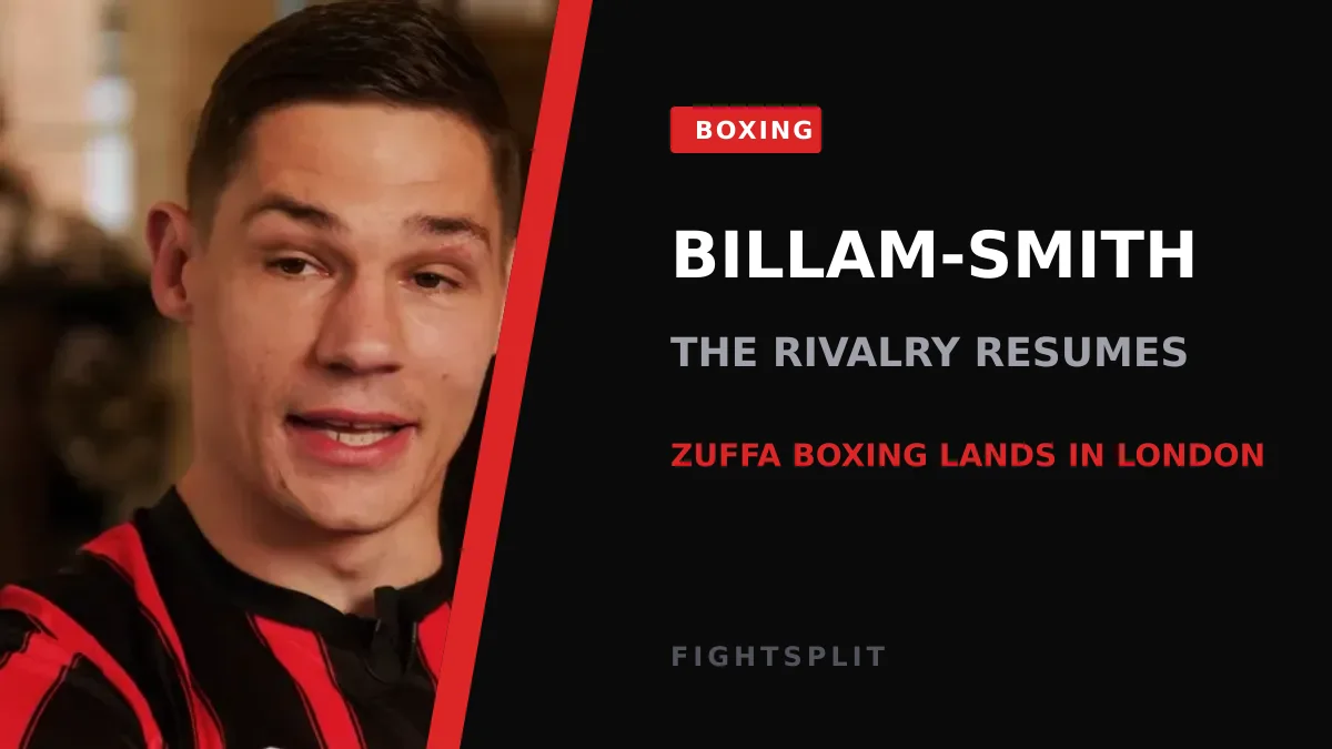 Former WBO cruiserweight champion Chris Billam-Smith in the ring