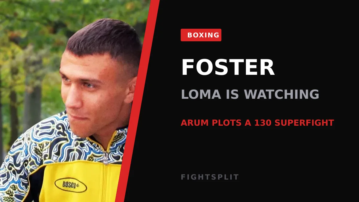 Vasiliy Lomachenko in the ring during a boxing bout