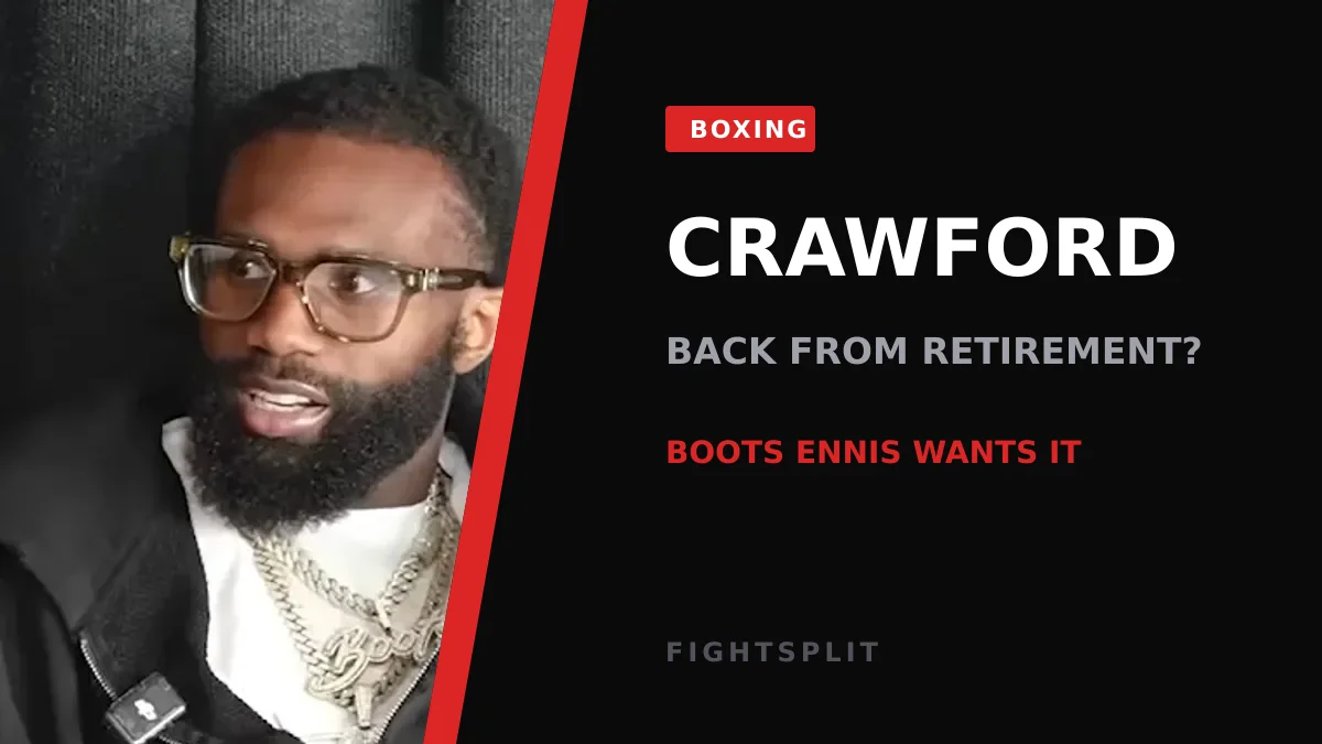 Terence Crawford in the ring during a championship fight