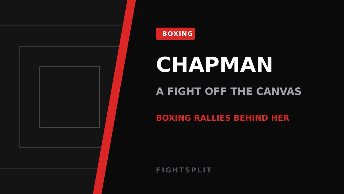 British boxer Raven Chapman during a professional bout