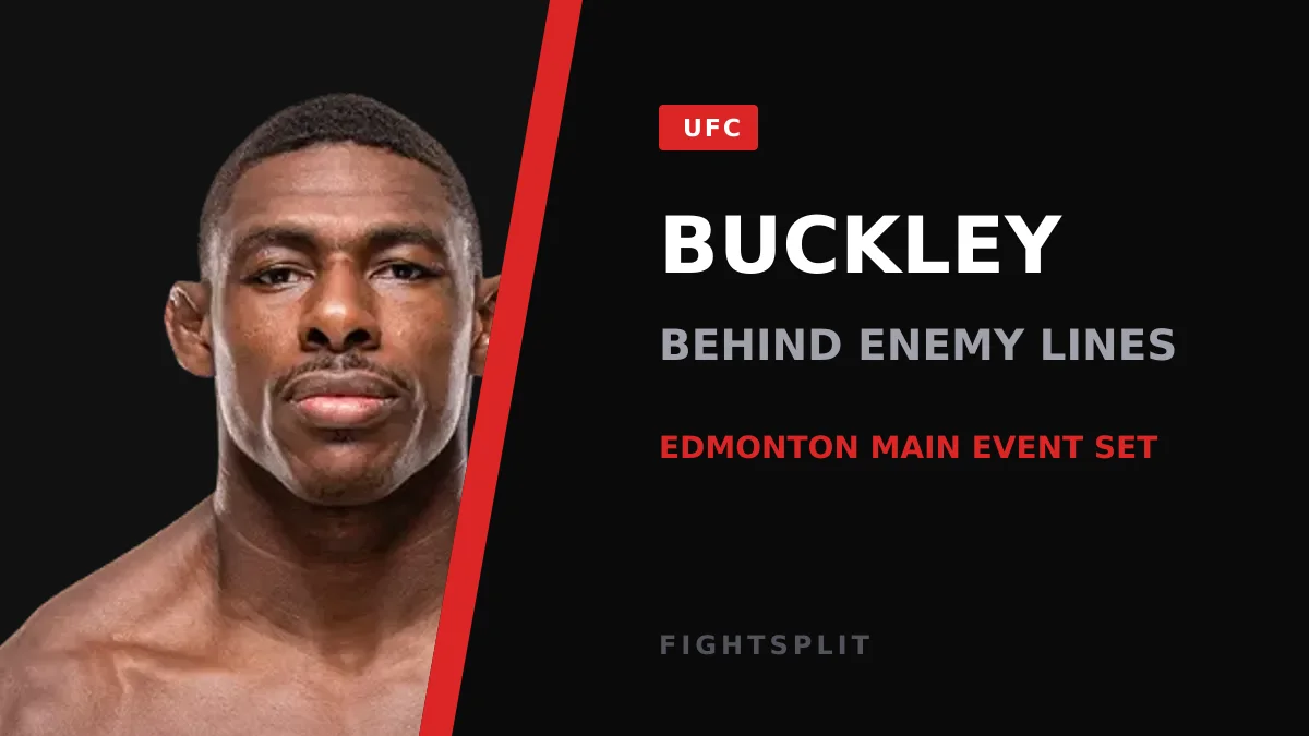 Joaquin Buckley celebrating a knockout victory inside the UFC Octagon