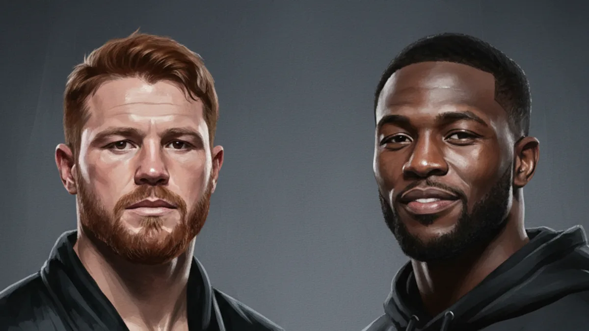 Saul 'Canelo' Alvarez in the ring during a super-middleweight title bout