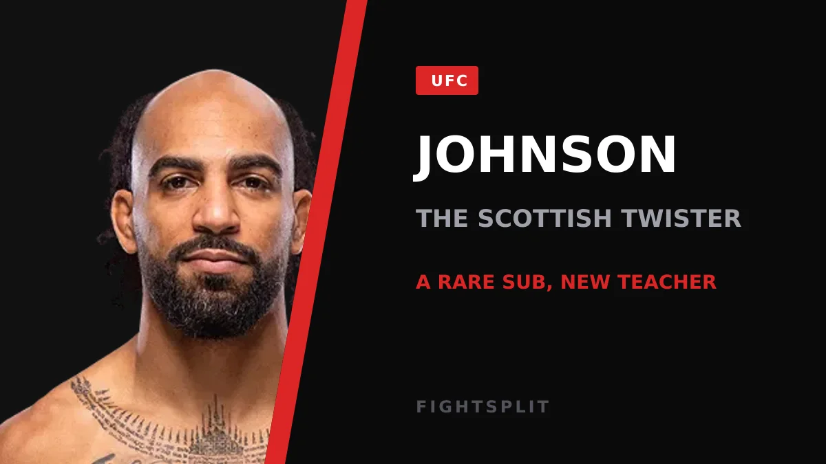 UFC flyweight Charles Johnson training in the gym