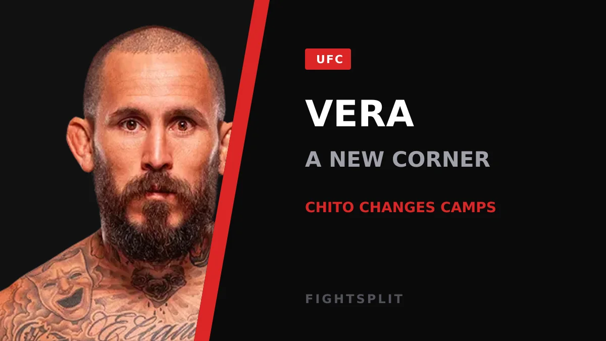 Marlon 'Chito' Vera inside the UFC Octagon during a bantamweight bout