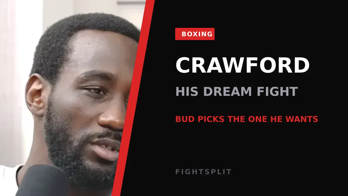 Terence Crawford in the ring after a professional boxing victory
