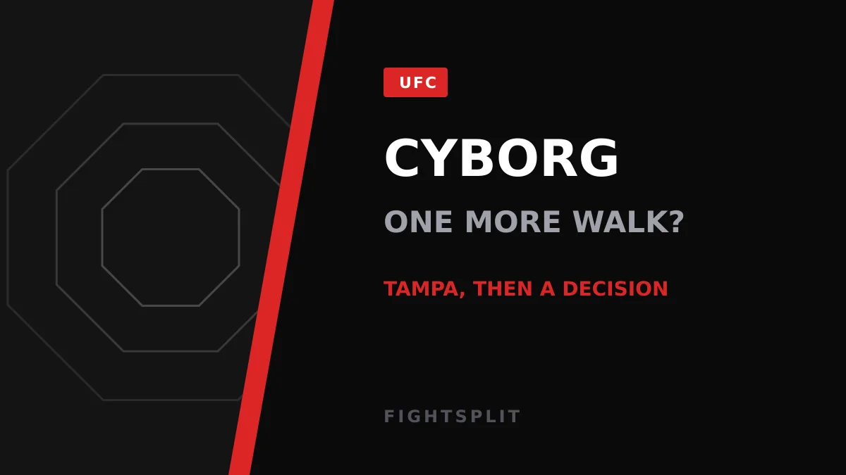 Cris Cyborg poses ahead of her PFL Tampa headliner against Ketlen Vieira