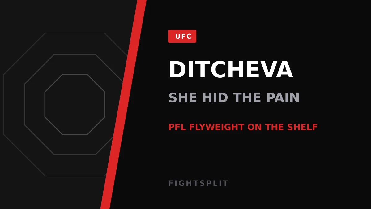 Dakota Ditcheva looks on before her PFL New York bout at UBS Arena