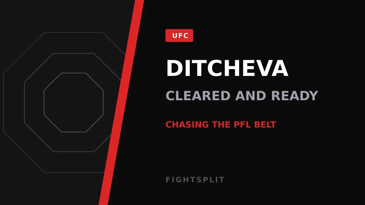 Dakota Ditcheva poses ahead of a PFL flyweight bout