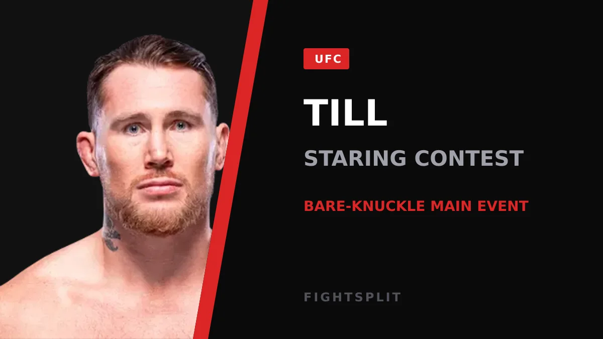 Darren Till faces off ahead of a fight