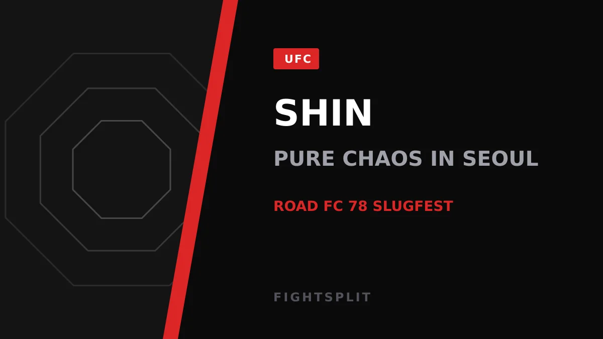 South Korean MMA fighter in action inside the cage