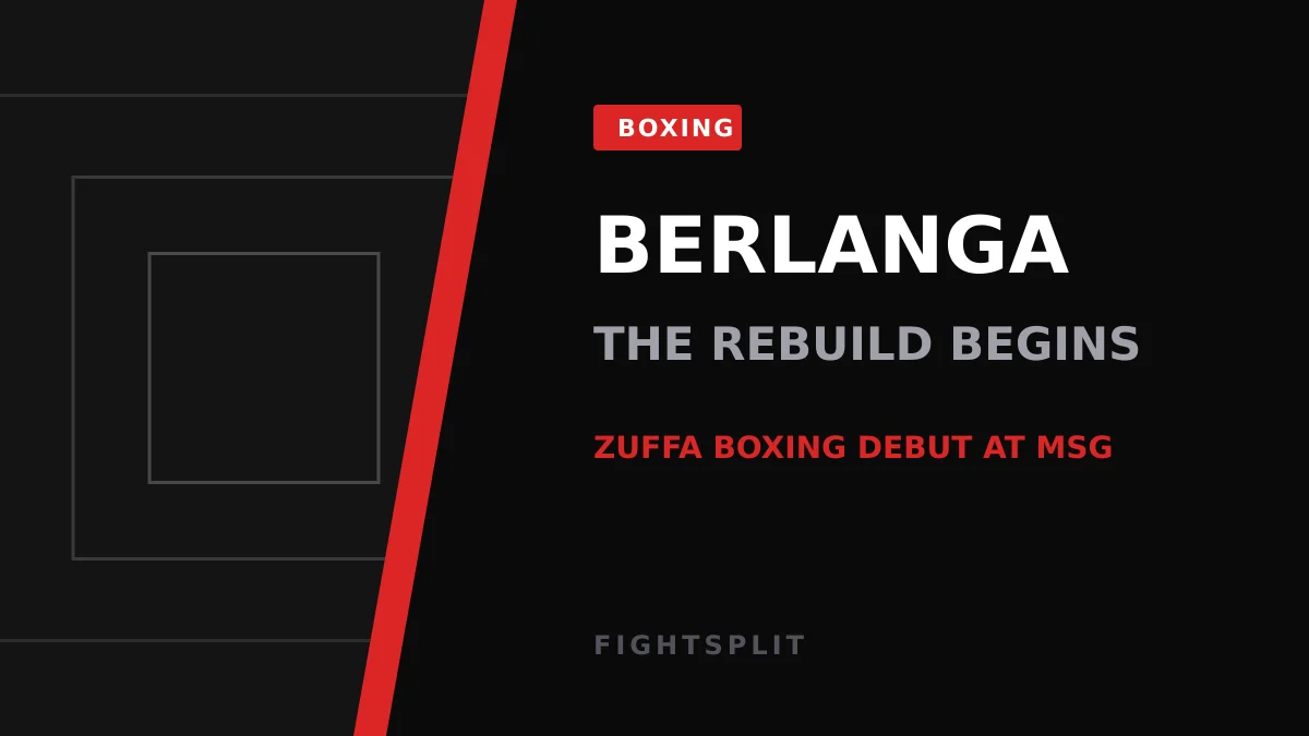 Edgar Berlanga poses during fight week ahead of his Zuffa Boxing debut