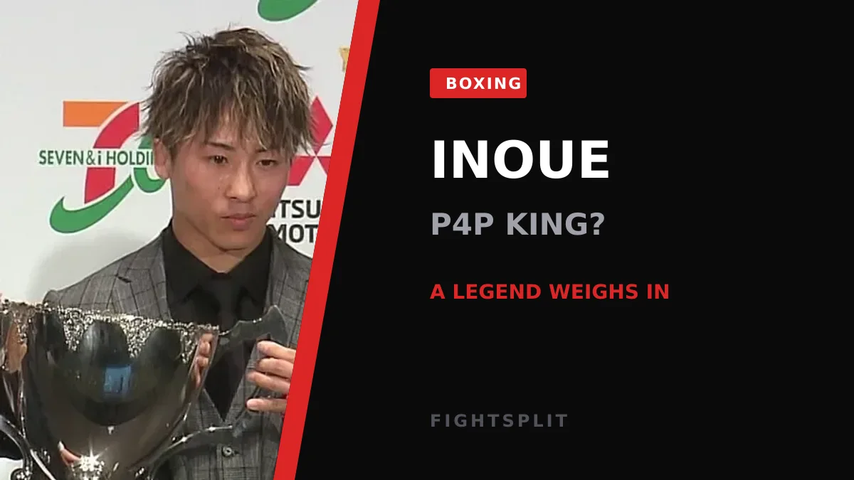 Naoya Inoue, undisputed super-bantamweight world champion, in the ring