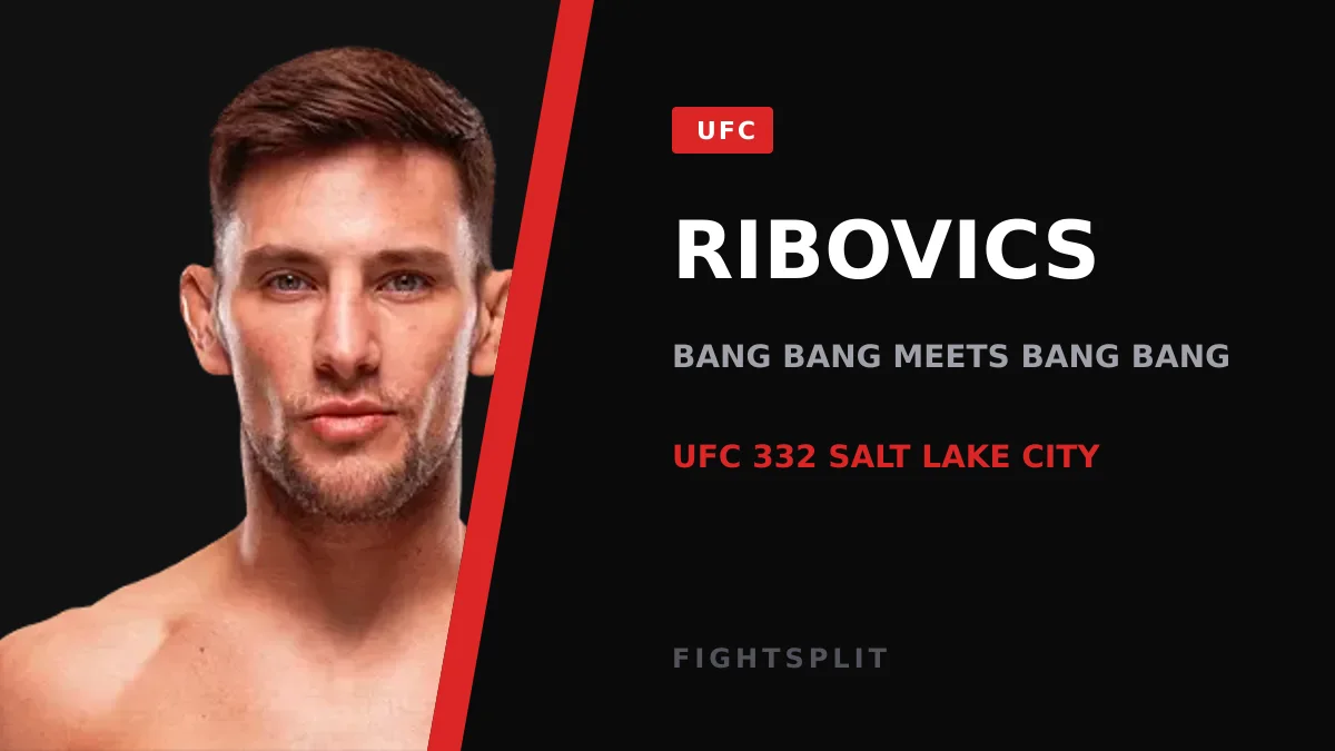 Esteban Ribovics celebrates a win inside the UFC Octagon