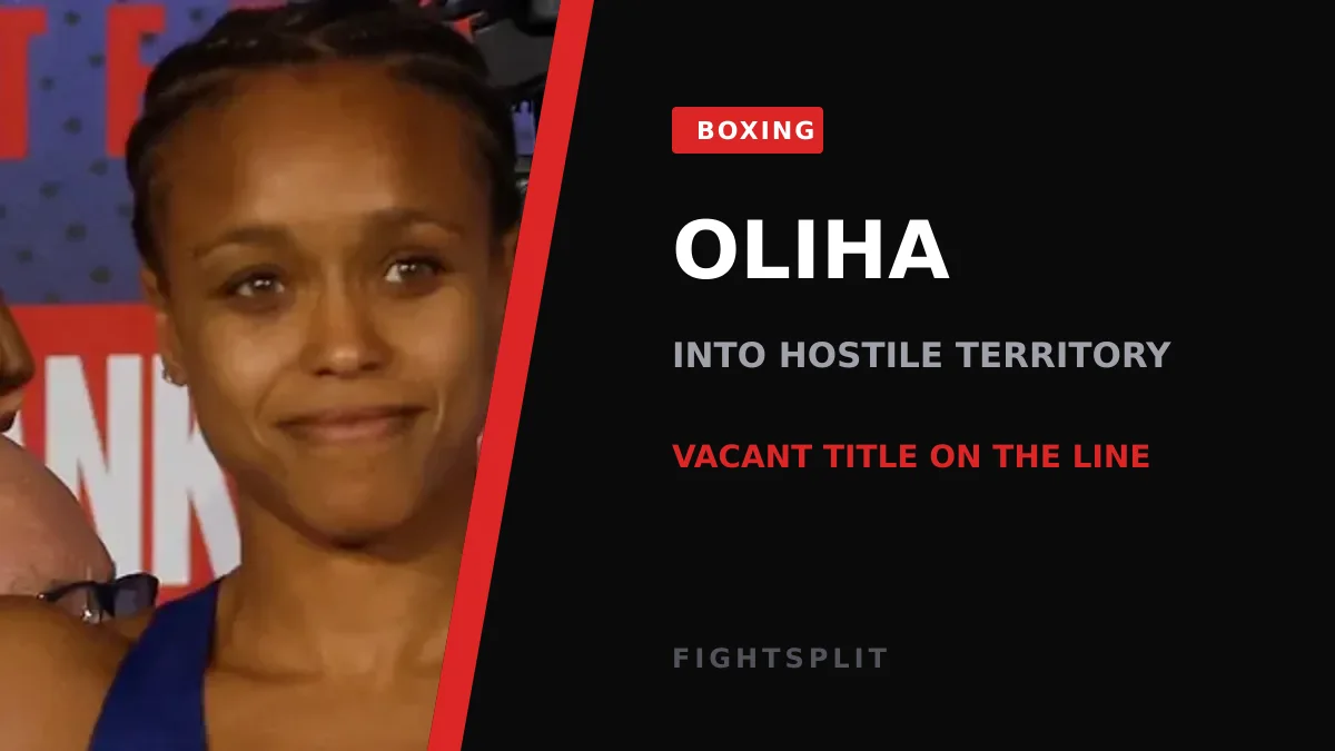 Boxer Etinosa Oliha posing ahead of his Zuffa Boxing 10 world title fight