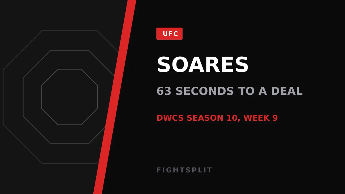 Dana White speaks to prospects during a Contender Series broadcast at the APEX in Las Vegas