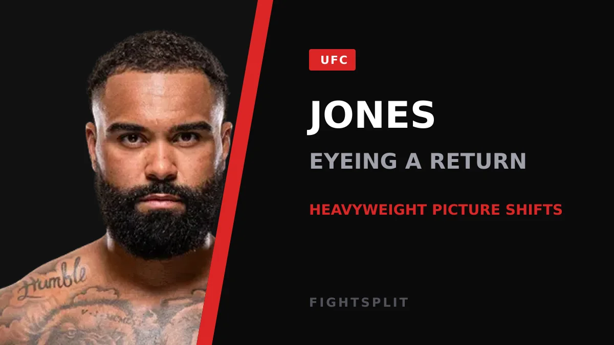 Jon Jones during a UFC fight week appearance