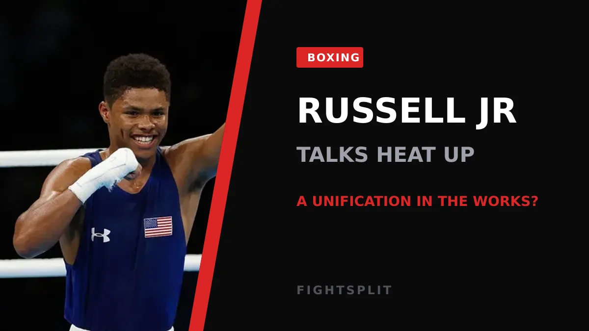 Shakur Stevenson in the ring during a title fight