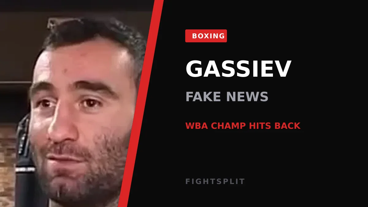Murat Gassiev in the ring during a heavyweight bout