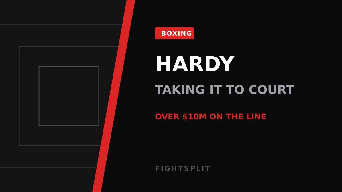 Former boxing champion Heather Hardy during a professional bout