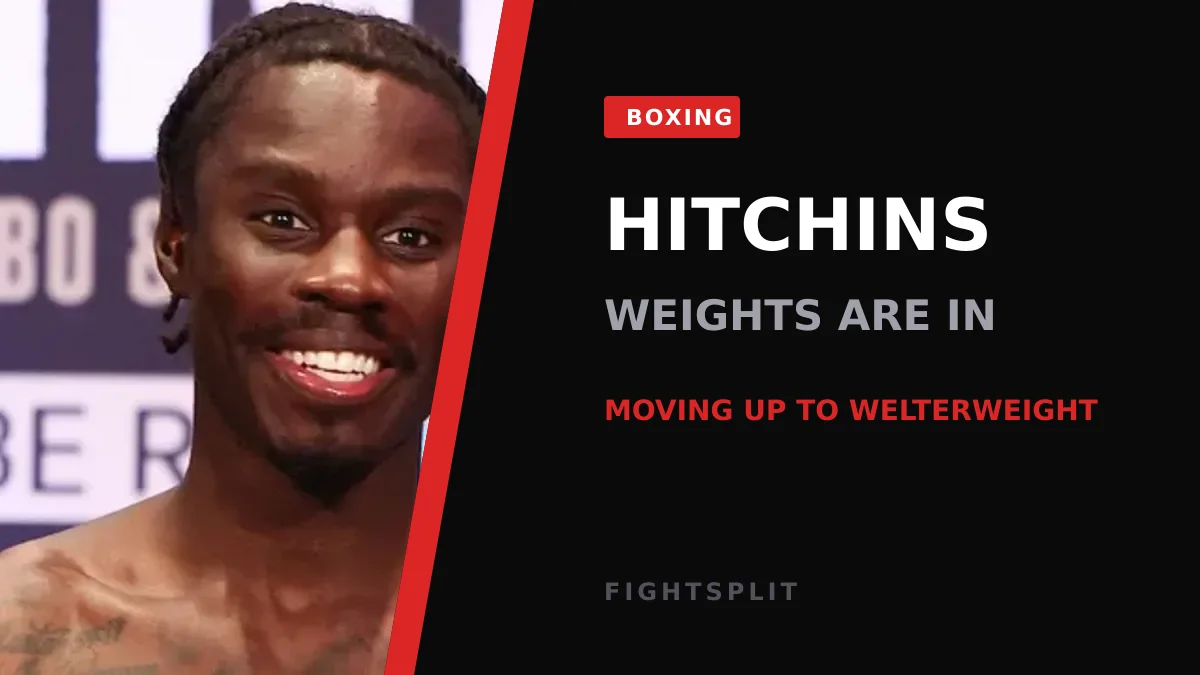 A boxer stepping on the scale at an official weigh-in ahead of fight night