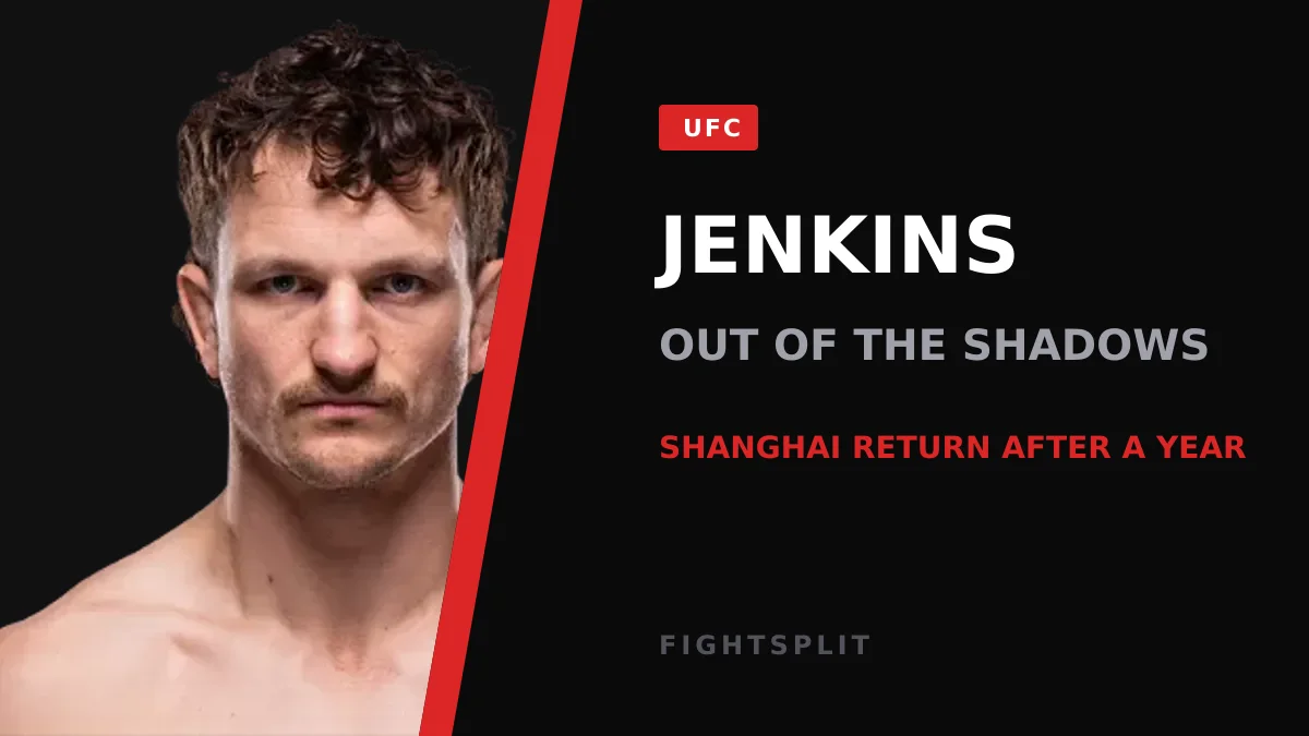 Australian featherweight Jack Jenkins during a UFC fight week