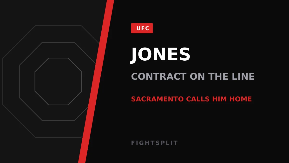 Welsh lightweight Jack Jones inside the Octagon during a UFC fight