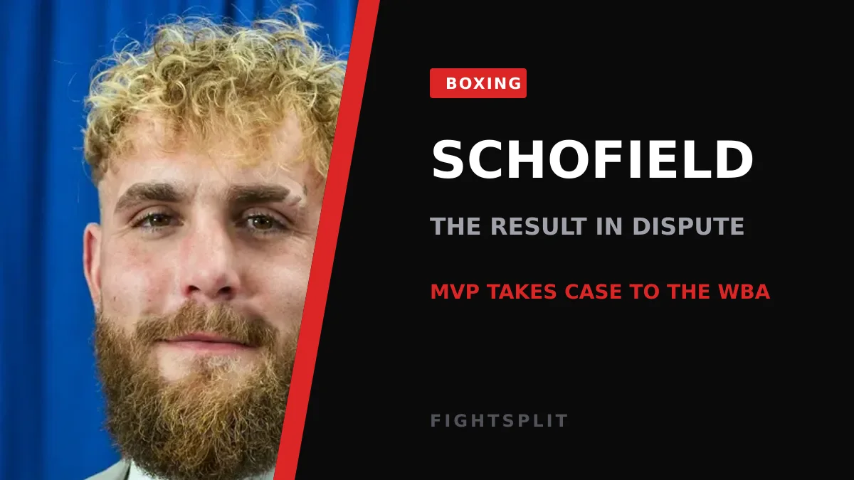 Lightweight boxer Floyd Schofield during a professional bout