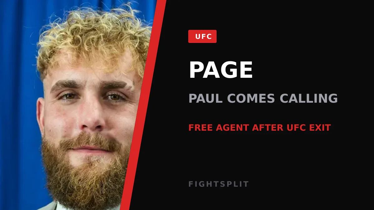 Jake Paul on a broadcast set at a PFL event