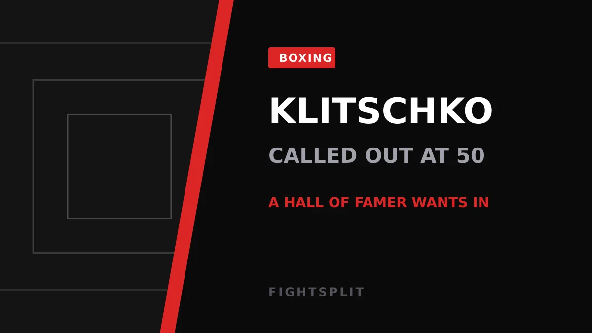 Wladimir Klitschko in the ring during his heavyweight title reign