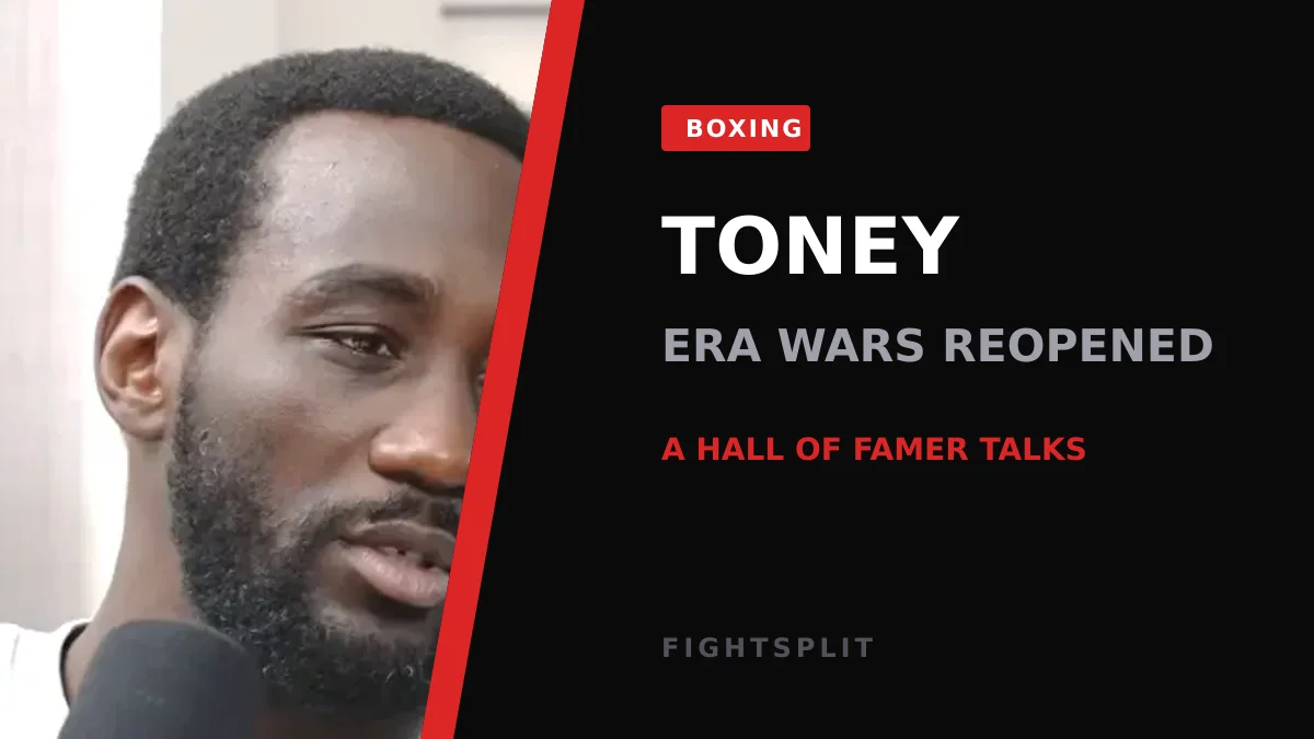 Terence Crawford in the ring during a world title fight
