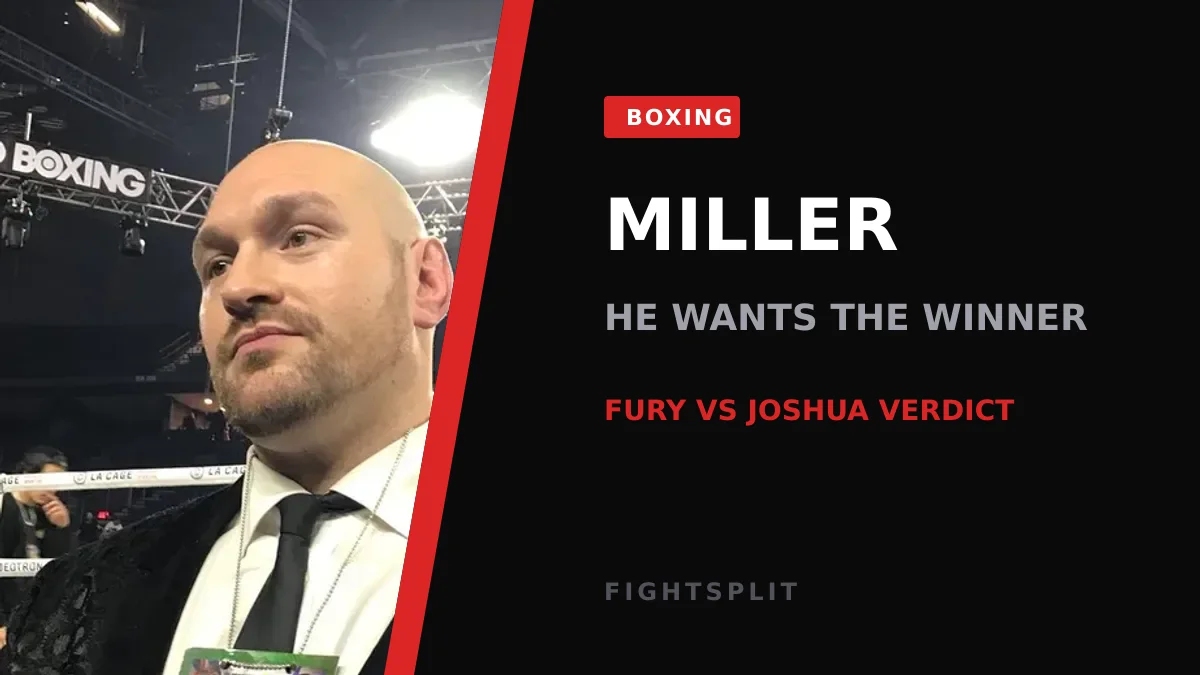 Tyson Fury in the ring during a heavyweight bout