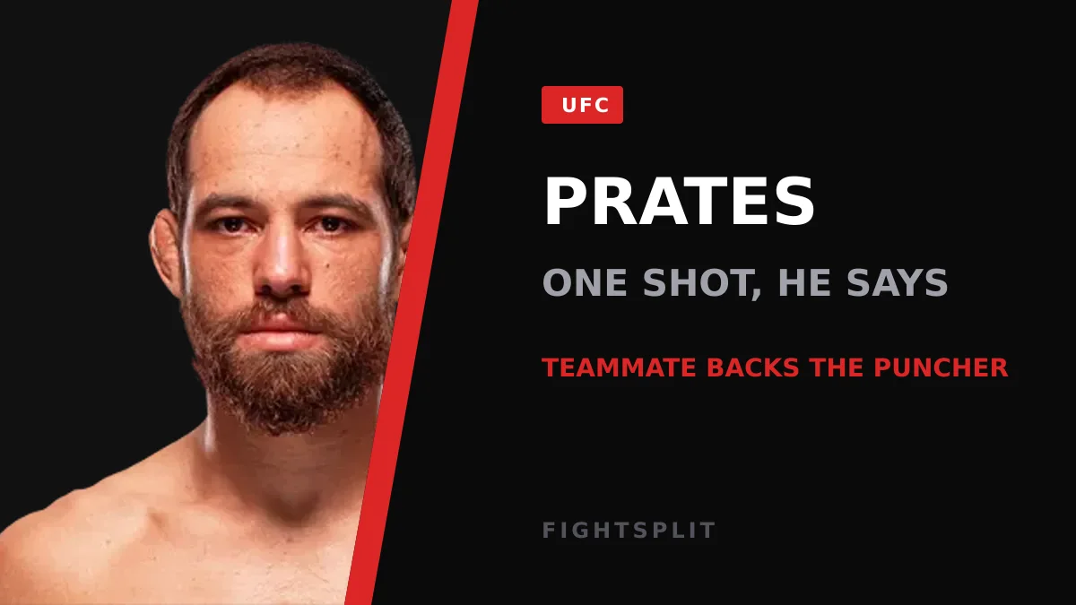 Islam Makhachev inside the Octagon during a UFC welterweight title bout