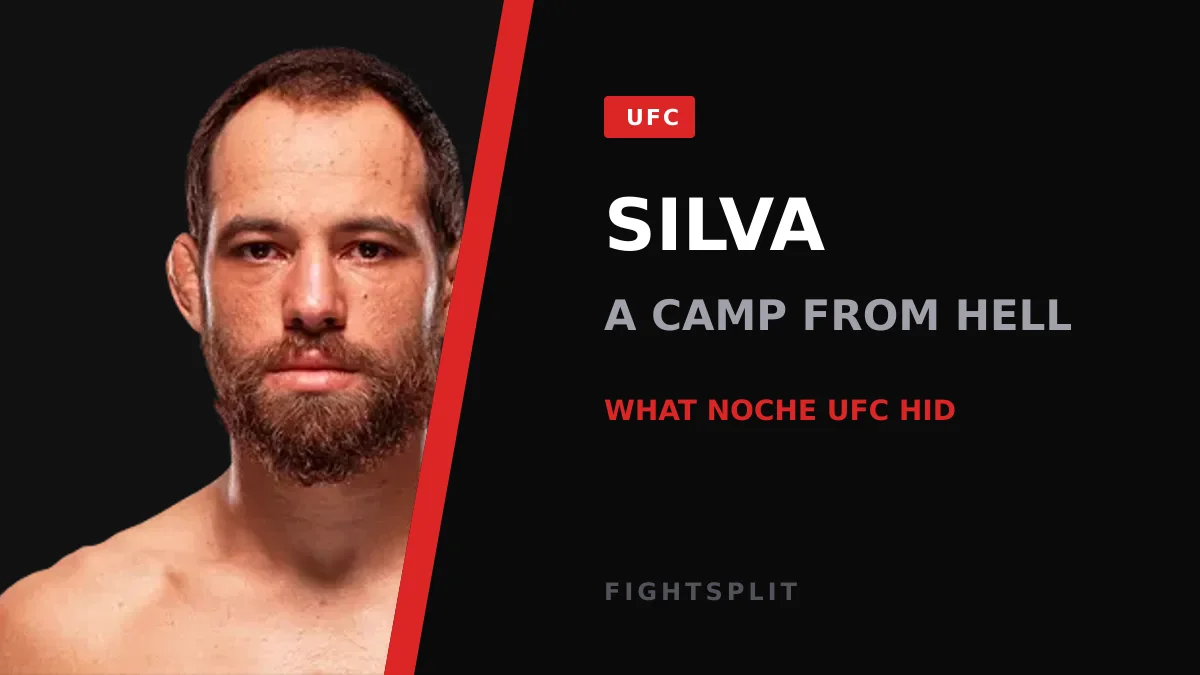 Brazilian featherweight Jean Silva celebrating a UFC victory inside the octagon