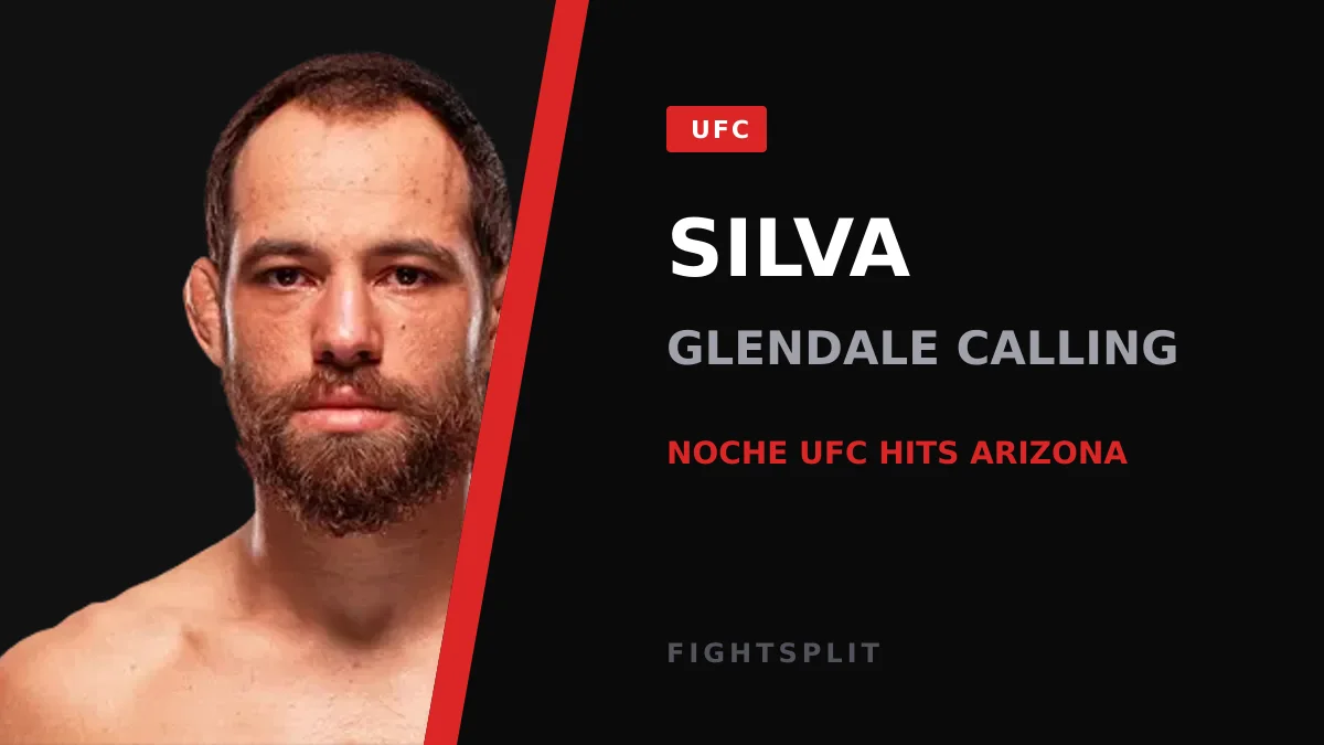 UFC featherweight Jean Silva in the Octagon