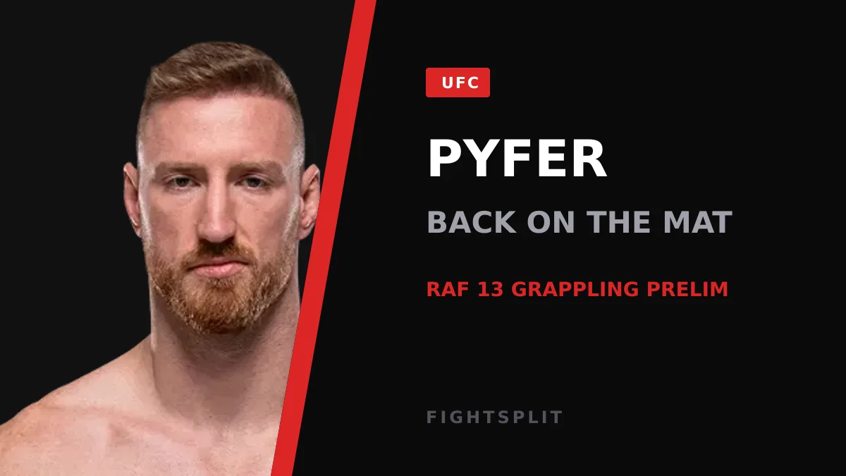 Joe Pyfer stands in the octagon after a UFC middleweight bout