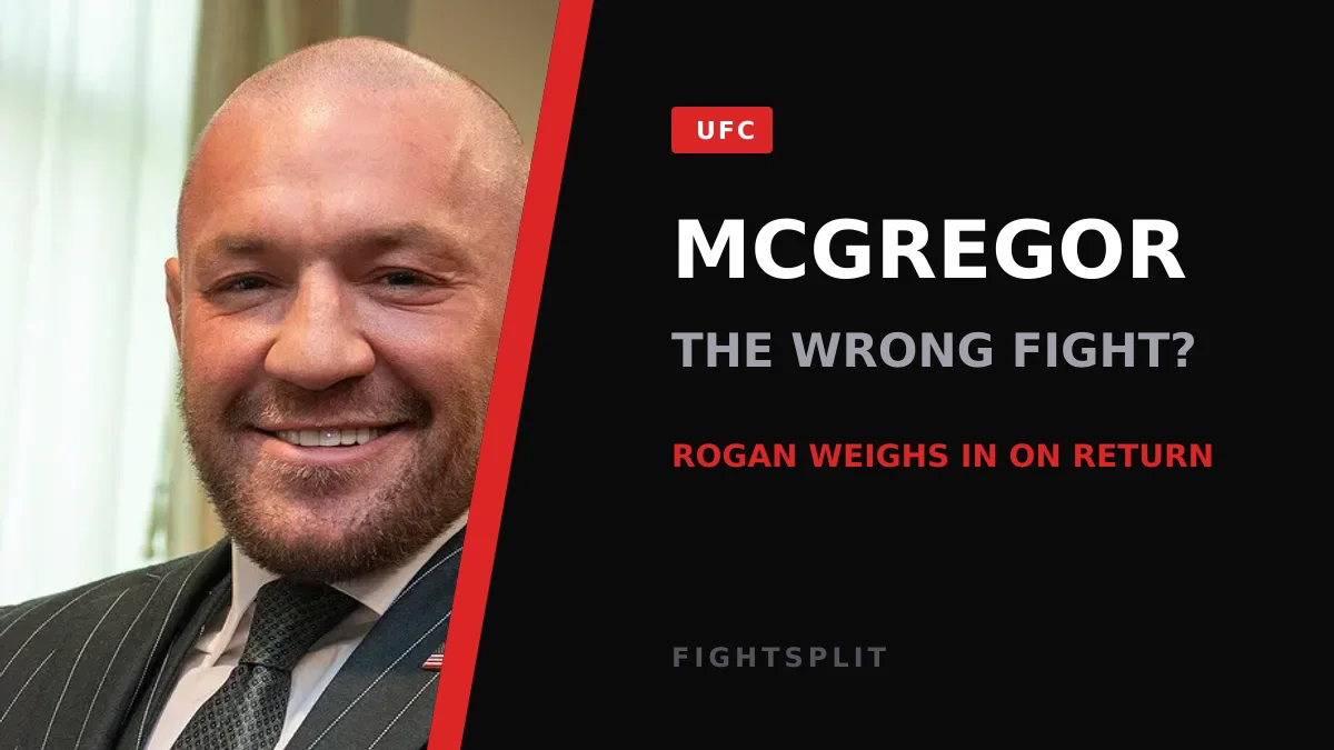 Conor McGregor squares off during a UFC promotional event