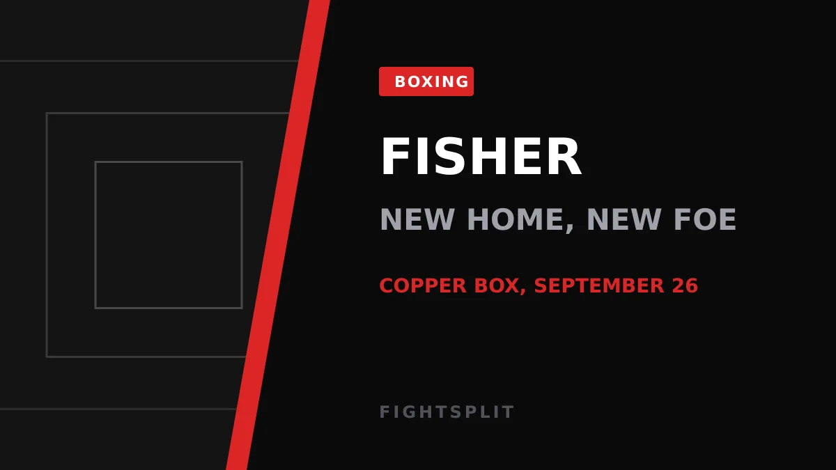Heavyweight Johnny Fisher poses ahead of his Zuffa Boxing debut in London