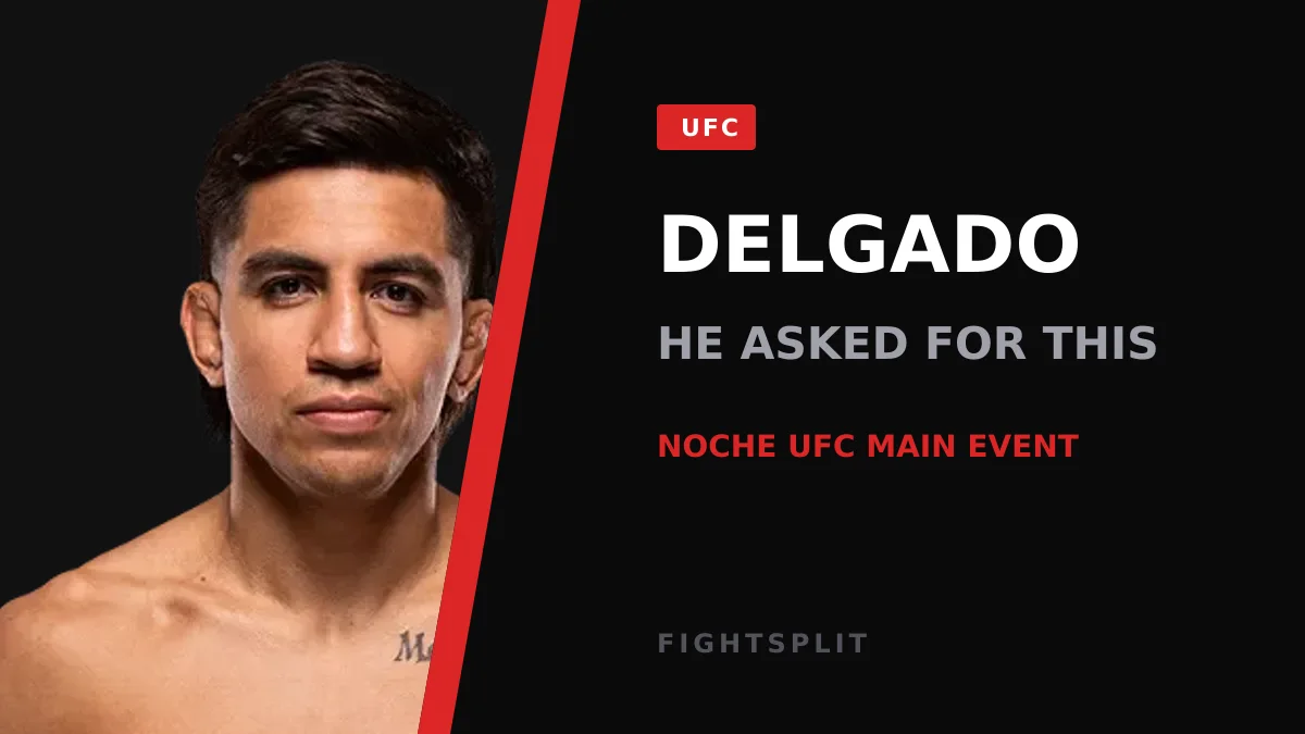Jean Silva squares up during a UFC featherweight bout