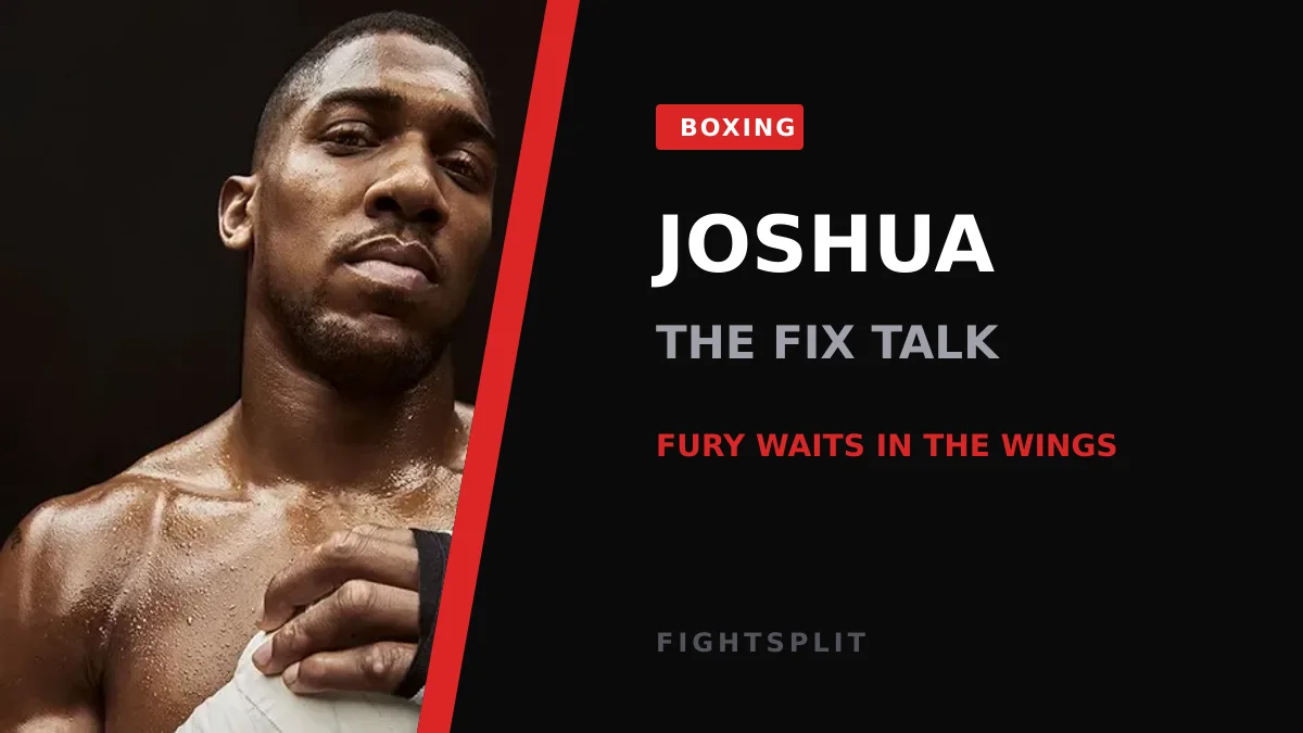 Anthony Joshua in the ring during a heavyweight bout