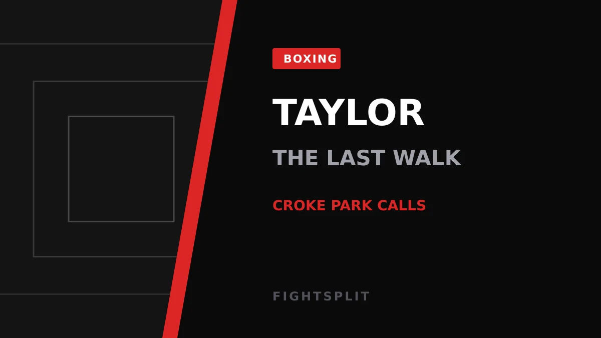 Katie Taylor poses in the ring during a title fight