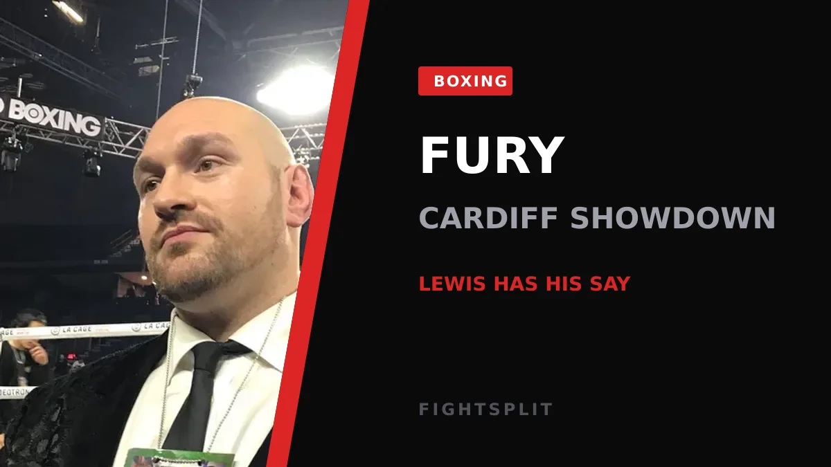 Tyson Fury during a heavyweight bout
